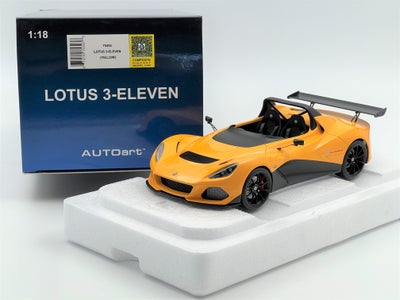 Modelbil, 2016 Lotus 3-Eleven, skala 1:18, 2016 Lotus 3-Eleven 1:18

Farve: Yellow 

Fremstår som ny
