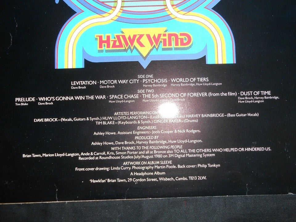 LP, Hawkwind, Levitation