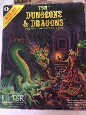 Dungeons & Dragons, TSR, Nr. 1 ikke mange tilbage

D&D Basic Set Box - Dungeons & Dragons Box Set w/