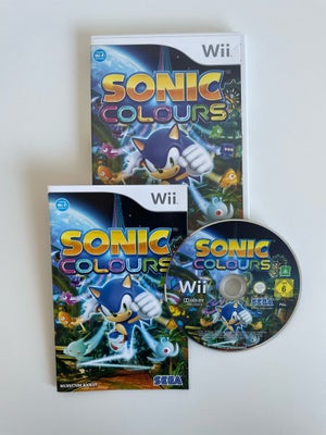 Sonic Colours, Nintendo Wii, Sonic Colours til Nintendo Wii 

Komplet med manual 

Kan afhentes i År