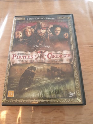 Pirates of the Caribbean Ved Verdens Ende , instruktør Jerry Bruckheimer , DVD, eventyr, Sælger denn