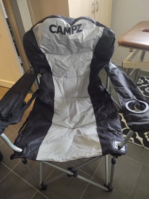 Campingstol deluxe, 2 stk camping stole.Mærke campz. Kan holde til en vægt på 160 kg. Pris for begge