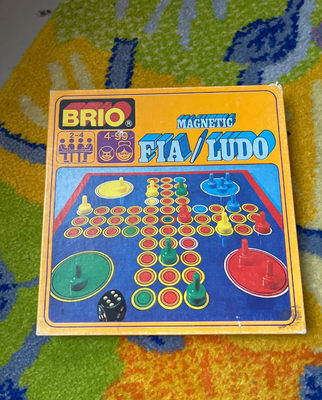 BRIO magnetisk ludo, brætspil, Komplet. God stand.