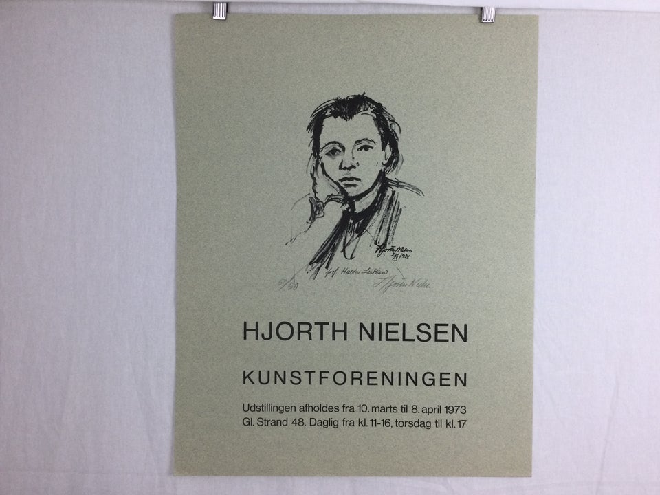 Kunst Plakat, Søren Hjorth Nielsen - 1973, b: 46 h: 59