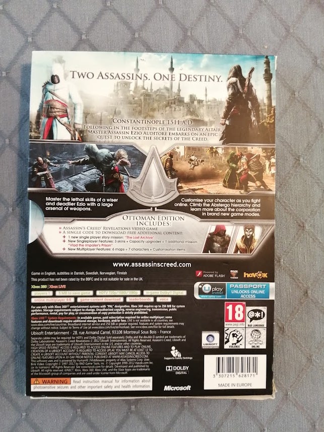 Assassin's Creed Revelations Ottoman Edition, Xbox 360