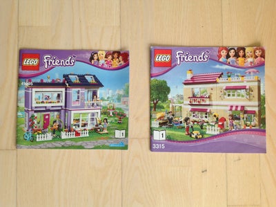 Lego Friends, 41095 Emmas hus 
3315 Olivias villa

Sælges for 250 kr. per styk eller 400 kr. samlet.