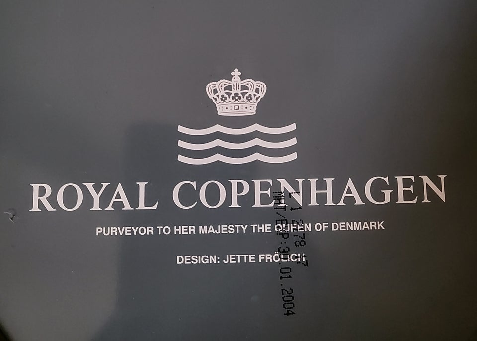 Tin, Opbevaring, Royal copenhagen