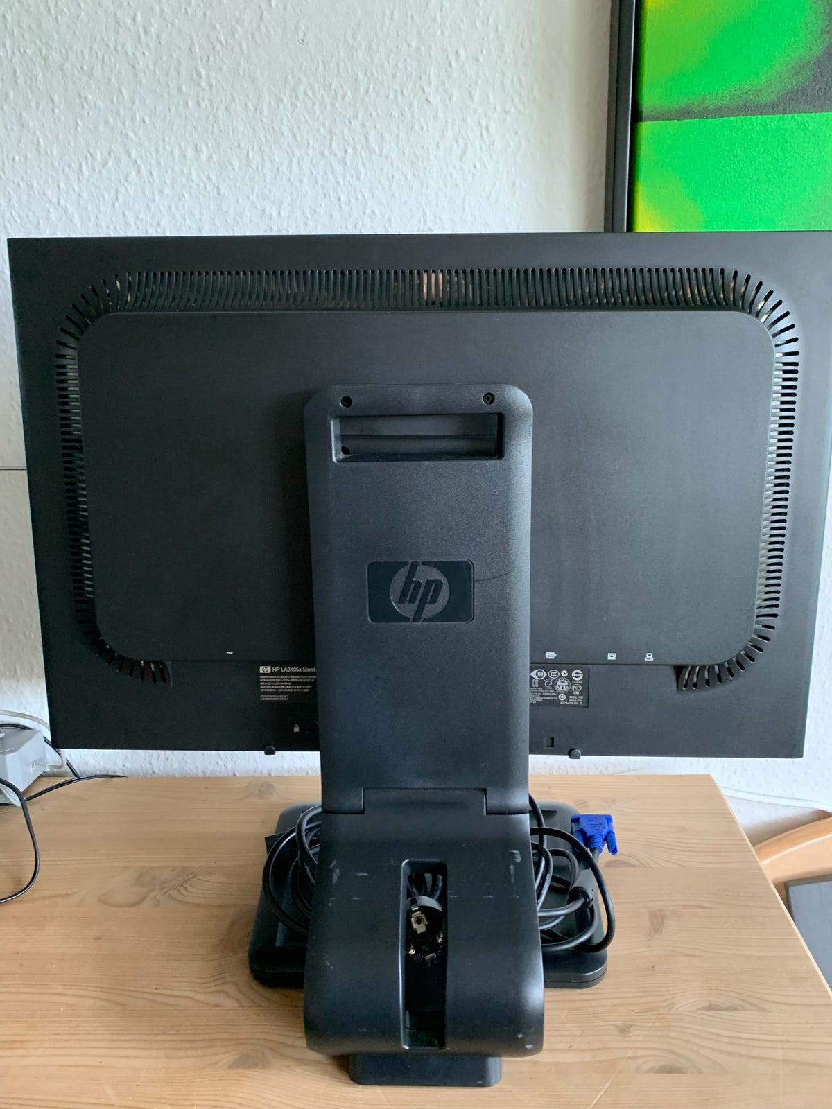 HP 24 tommer Full Hd skærm, LA2405X, 24 tommer