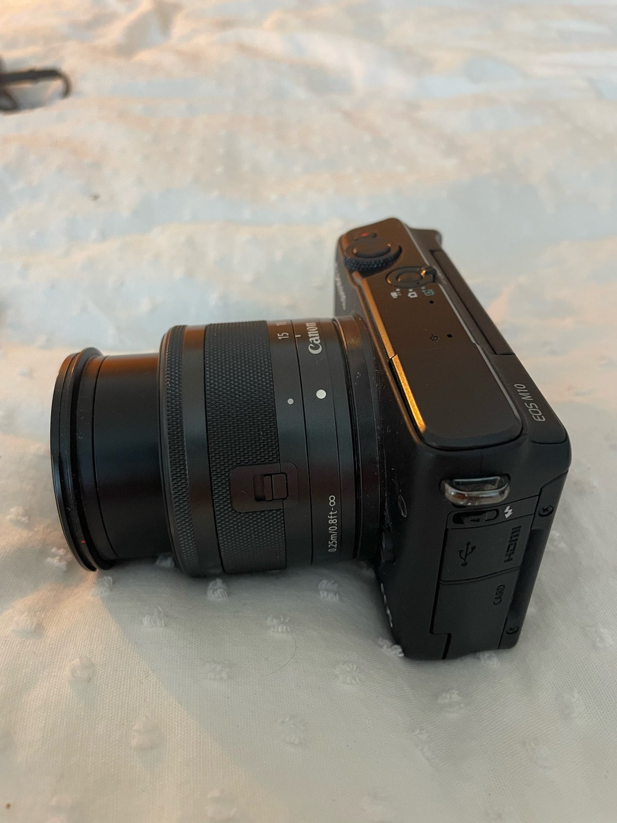 Canon, Canon EOS M10 systemkamera + 15-45 mm objektiv - ,