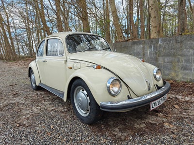 VW 1200, 1,2, Benzin, 1971, km 106000, beige, nysynet, 2-dørs, Næste syn i 2031. Kører godt