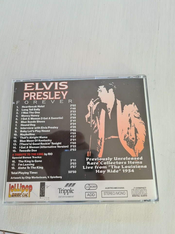 Elvis Presley: CD : Forever Live From The Louisiana Hay ride