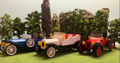 Lego Cars, Cadillac + Renault + Rolls-Royce, Modellerne er intakte og fremstår super flotte. 
No. 39