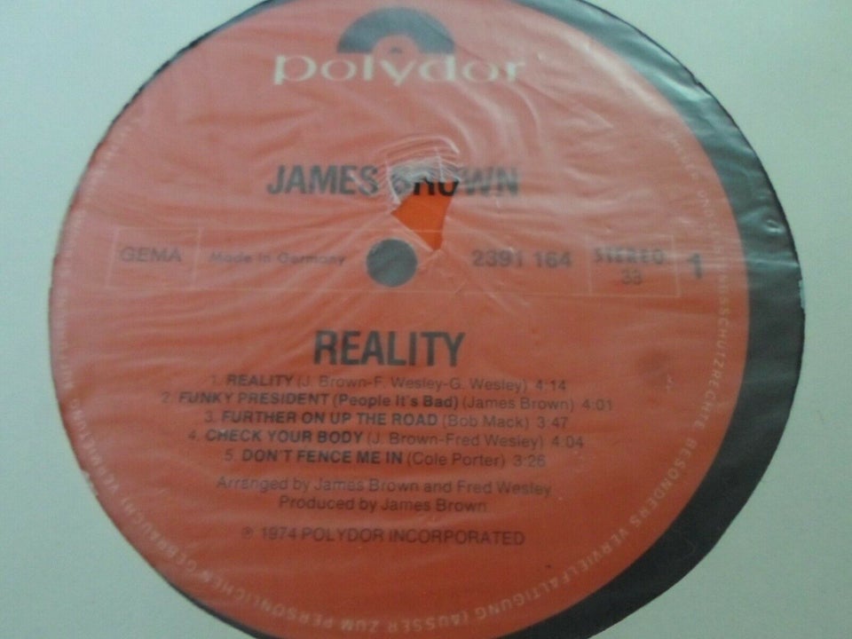 LP, James Brown, REALITY (1974)