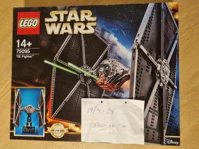 Lego Star Wars, 75095 TIE Fighter, Lego star wars, 75095 TIE fighter. Uåbnet og velholdt.
Sendes ikk