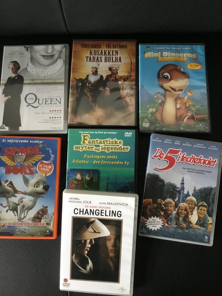 Forskellige film, DVD, andet