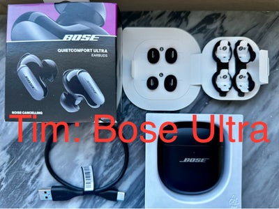 in-ear hovedtelefoner, Bose, Perfekt, Bose QuietComfort Ultra Earbuds. 

Sparsom brugt i rotation me