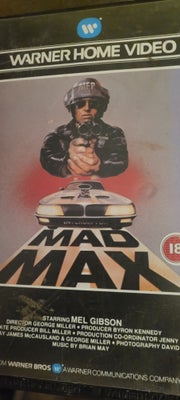 Action, Vhs udlejning, Mad Max
Engelsk Ex Rental
Kult film en klassiker.
Pris 400kr + fragt.