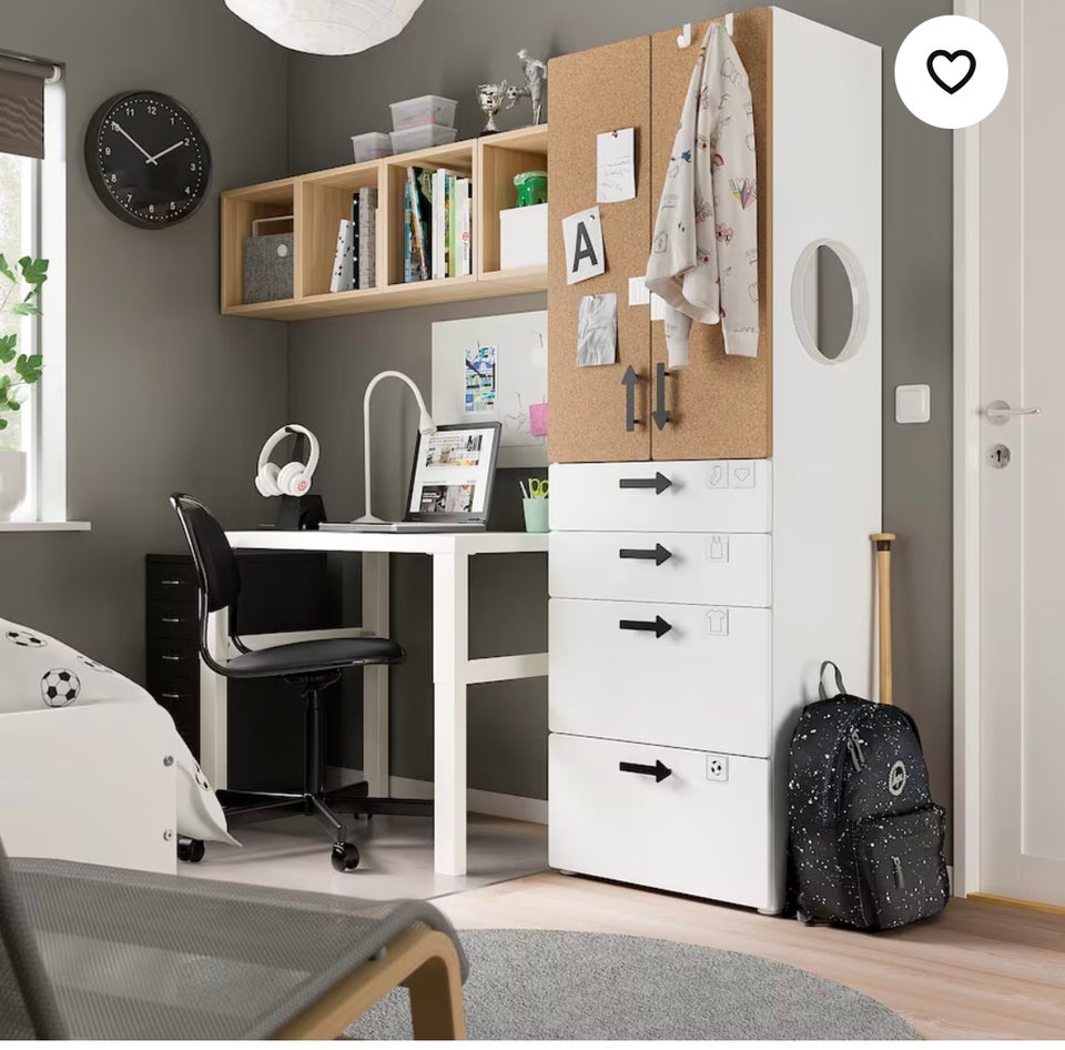 Klædeskab, IKEA, b: 60 d: 57 h: 181