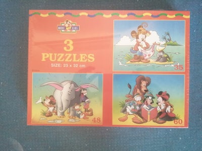 Puslespil, Flotte Uåbnede Disney Puzzle-spil, Flotte Disney Puslespil fra Mickey Kids fra Master-Lin