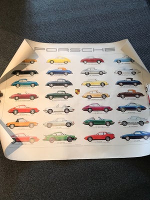 Porsche 911, 2,0 Coupé, Benzin, 1965, 2-dørs, Porsche plakat, tegnet af Ken Rush, perfekt stand, 70 