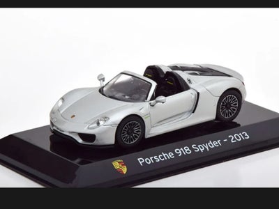 Modelbil, Porsche 918 Spyder 2013 Altaya Supercars Collection 1/43, skala 1:43, Mærke: Porsche
Model