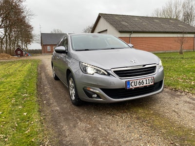 Peugeot 308, Diesel, 2016, km 239500, sølvmetal, træk, nysynet, klimaanlæg, aircondition, ABS, airba