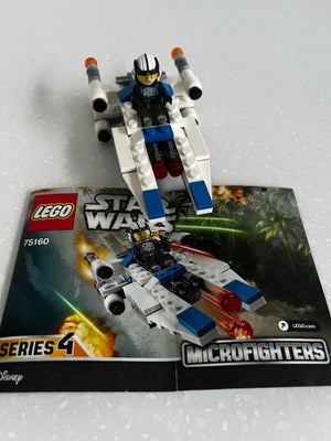 Lego Star Wars, 75160, Lego Star Wars 75160 U-Wing microfighter. 109 dele. 100% komplet. Købt fra ny