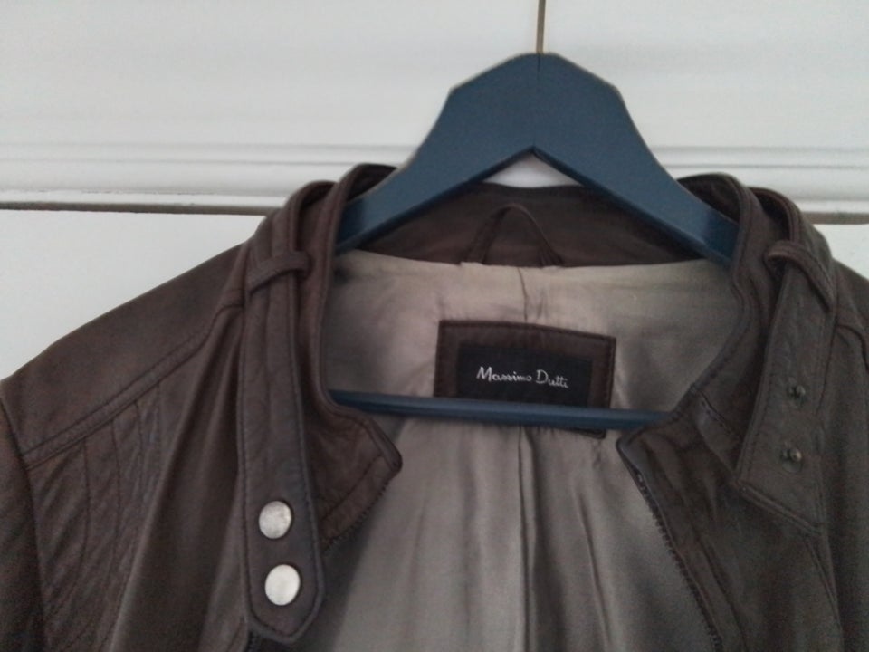 Skindjakke, str. XL, Massimo Dutti