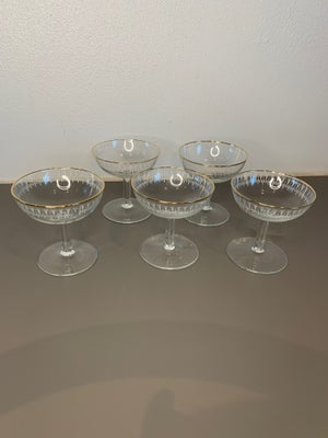 Glas, Små glas, 5 stk ældre små glas 