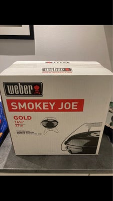 Kuglegrill, Weber, Sælger denne nye og ubrugte smokey Joe grill fra Weber.

Prisen er fast. 300kr