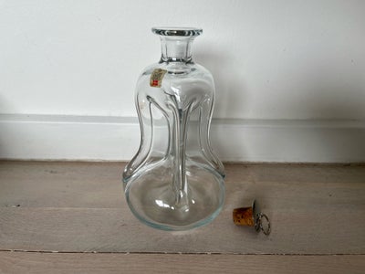 Andet, Klukflaske fra Holmegaard, Klukflaske fra Holmegaard
Klart glas. Med prop (uden slib) med met