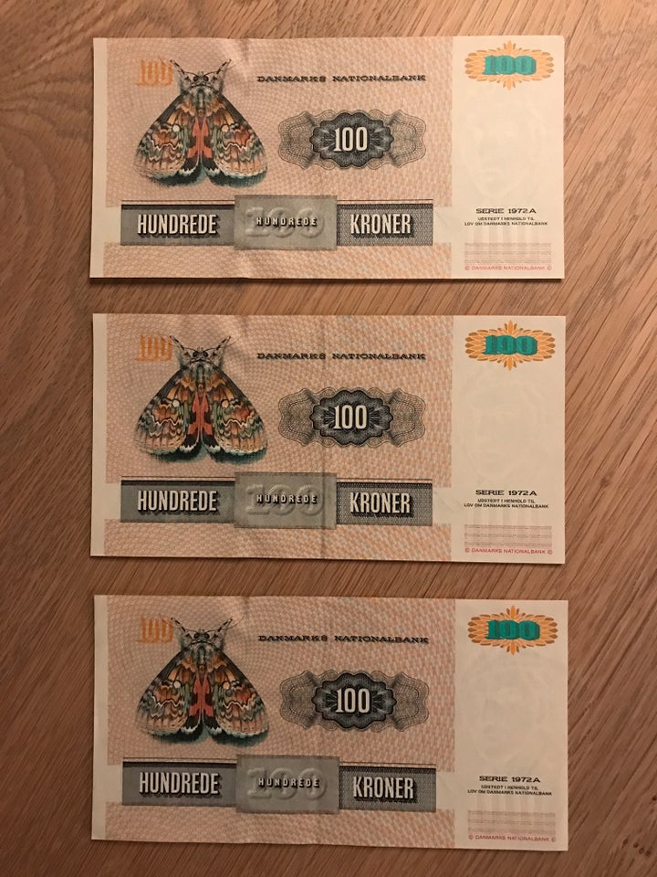 Danmark, sedler, 100kr