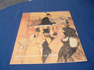Plakat 12 stk. fra kalender, Toulouse-Lautrec, motiv: Paris motiver, b: 49 h: 40, 12 stk. kalenderbi
