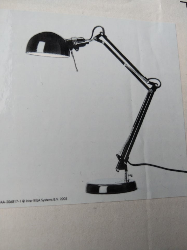 Skrivebordslampe, IKEA