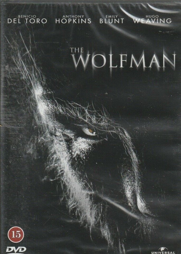the wolfman Ny i folie, DVD, gyser
