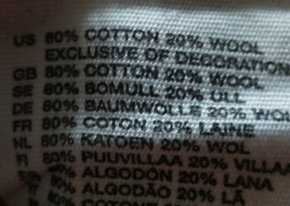 Sweater, Ny / ubrugt, 80% bomuld