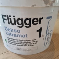 Vægmaling, Flügger Dekso Ultramat, 6L cirka liter