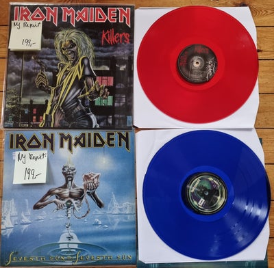 LP, Iron Maiden, Killer / seventh, Heavy, Reprint uofficiel fra Tyskland pr stk 199,00