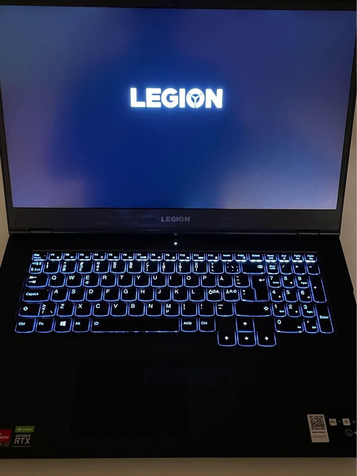 Lenovo Legion 5 17ARH05H, Ryzen 5 5600 GHz, 16 GB ram