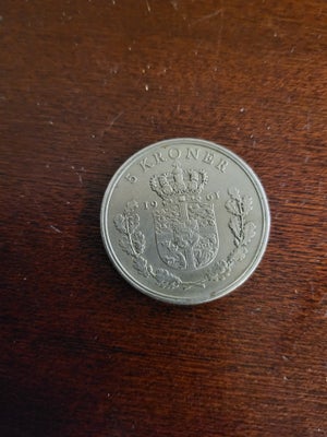 Andre samleobjekter, Mønt, 5kr mønt af kongen af Danmark 1961