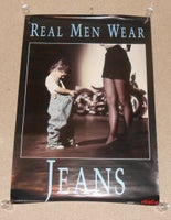 Plakat, Kamikaze Casual Clothing, motiv: Real Men Wear