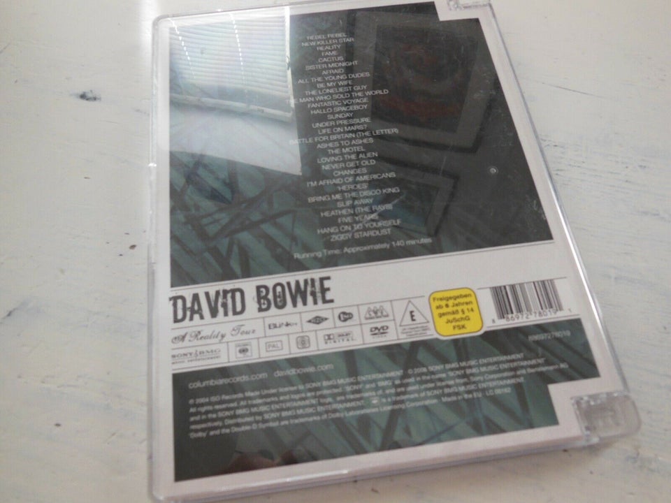 David Bowie A Reality Tour 2004, DVD, dokumentar