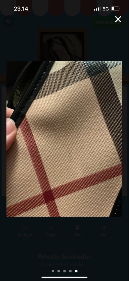 Håndtaske, Burberry