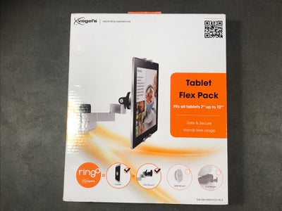 Holder, TMS 1030 Tablet Flex Pack fra Vogels.

Indeholder en RingO tablet holder + svingbar flexarm 