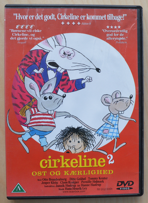 Cirkeline ost og kærlighed, DVD, tegnefilm, Cirkeline ost og kærlighed
Se gerne mine andre annoncer 