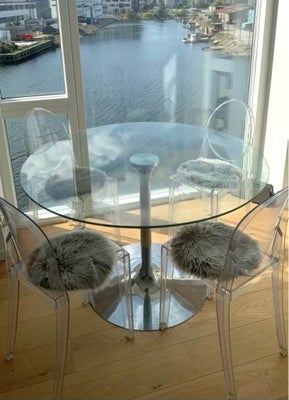 Spisebordsstol, Plast, Kartell Victoria Ghost, 4 stk. flotte designer stole sælges grundet flytning.