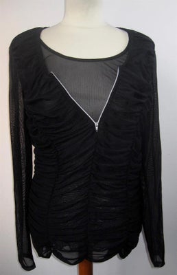 Bluse, Marc Aurel, str. 42, sort, Ubrugt, Superflot og elegant bluse med mange fine detaljer

Materi