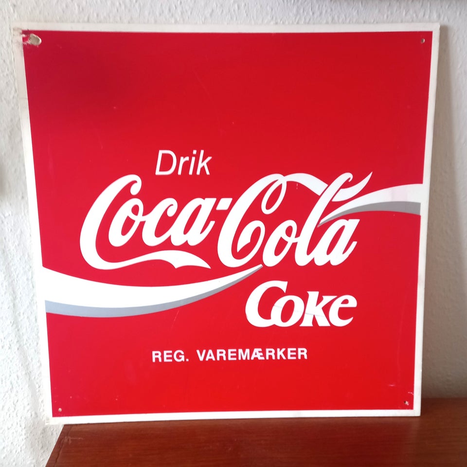 Coca Cola, Skilt - kunststof