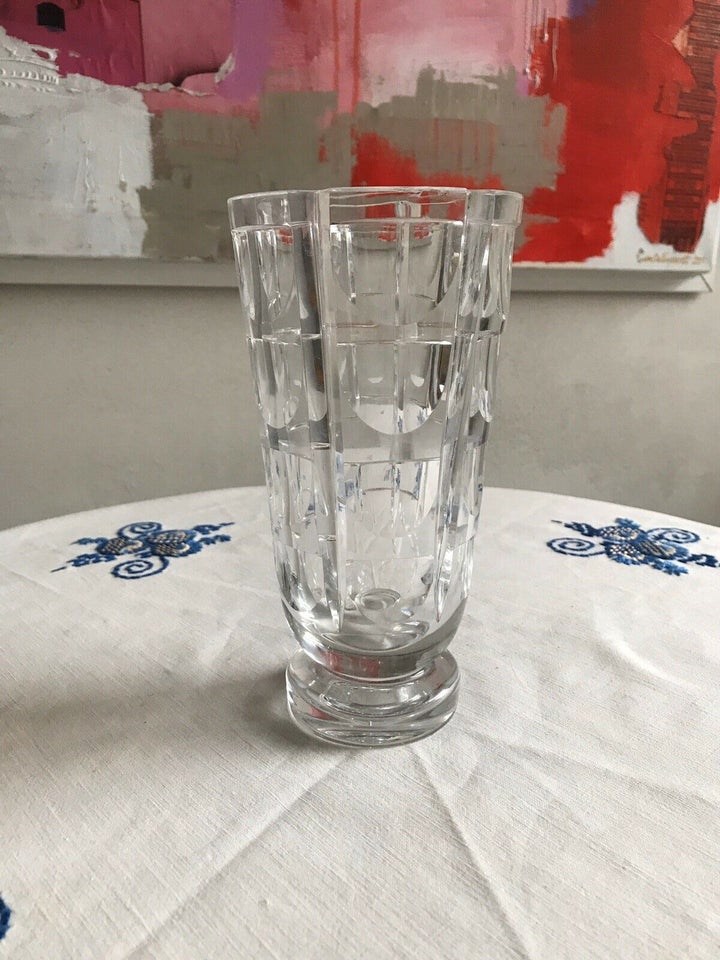 Glas, Krystalvase , Ukendt fra 1960 erne