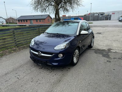 Opel Adam, 1,0 T 90 Glam SwingTop, Benzin, 2016, km 140000, blå, nysynet, klimaanlæg, aircondition, 